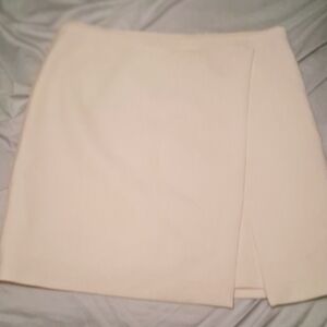 Chic Cream Mini Skirt